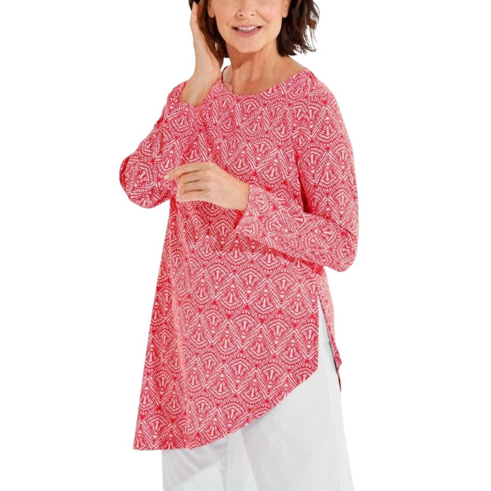 Coolibar Sun Protection Tunic Top Blouse 2X